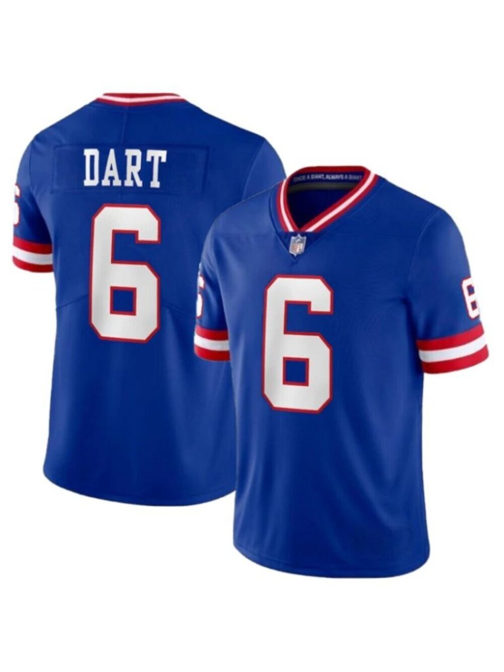 Adult Mens Jaxson Dart Blue Jersey Stitched Royal Vapor